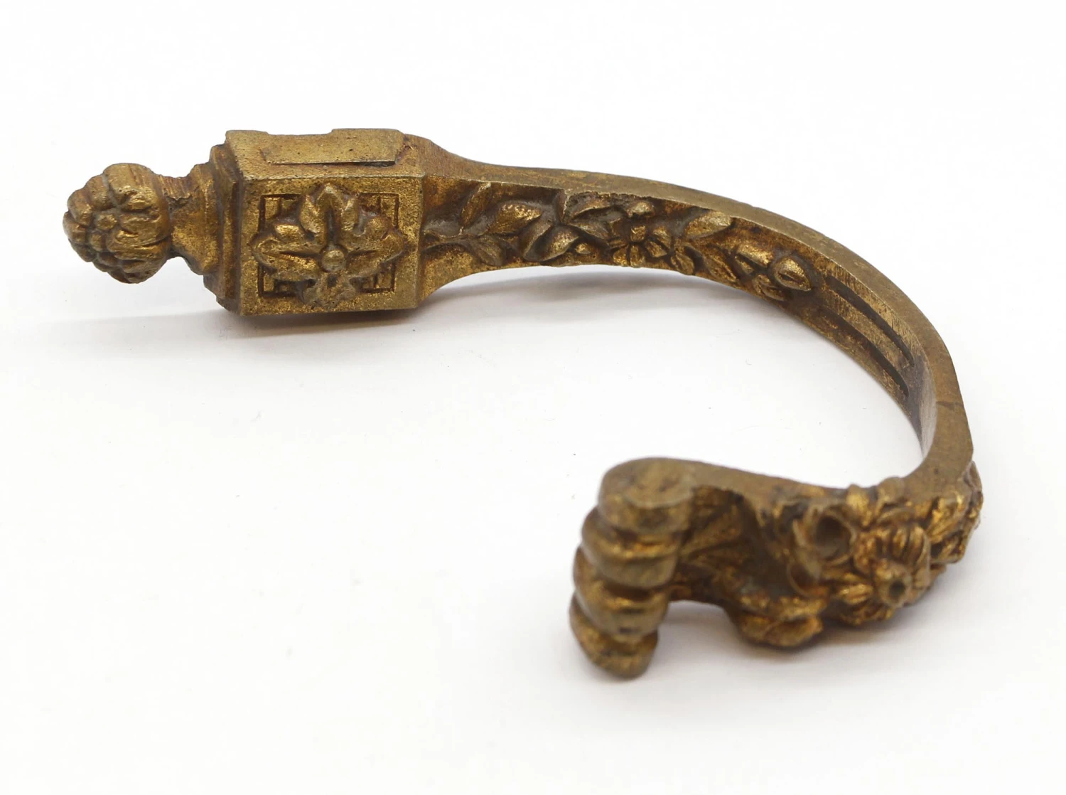 Pair Of European French Brass Curtain Window Tie Backs 6 Pair Of European French Brass Curtain Window Tie Backs - Image 4