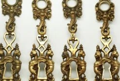 Antique Bronze ‘Lecherf’ 8.25 In. Door Plate -OGT Sale Store 11bel6815 04