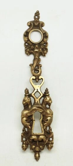 Antique Bronze ‘Lecherf’ 8.25 In. Door Plate -OGT Sale Store 11bel6815 05