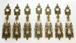 Antique Bronze ‘Lecherf’ 8.25 In. Door Plate -OGT Sale Store 11bel6815 10