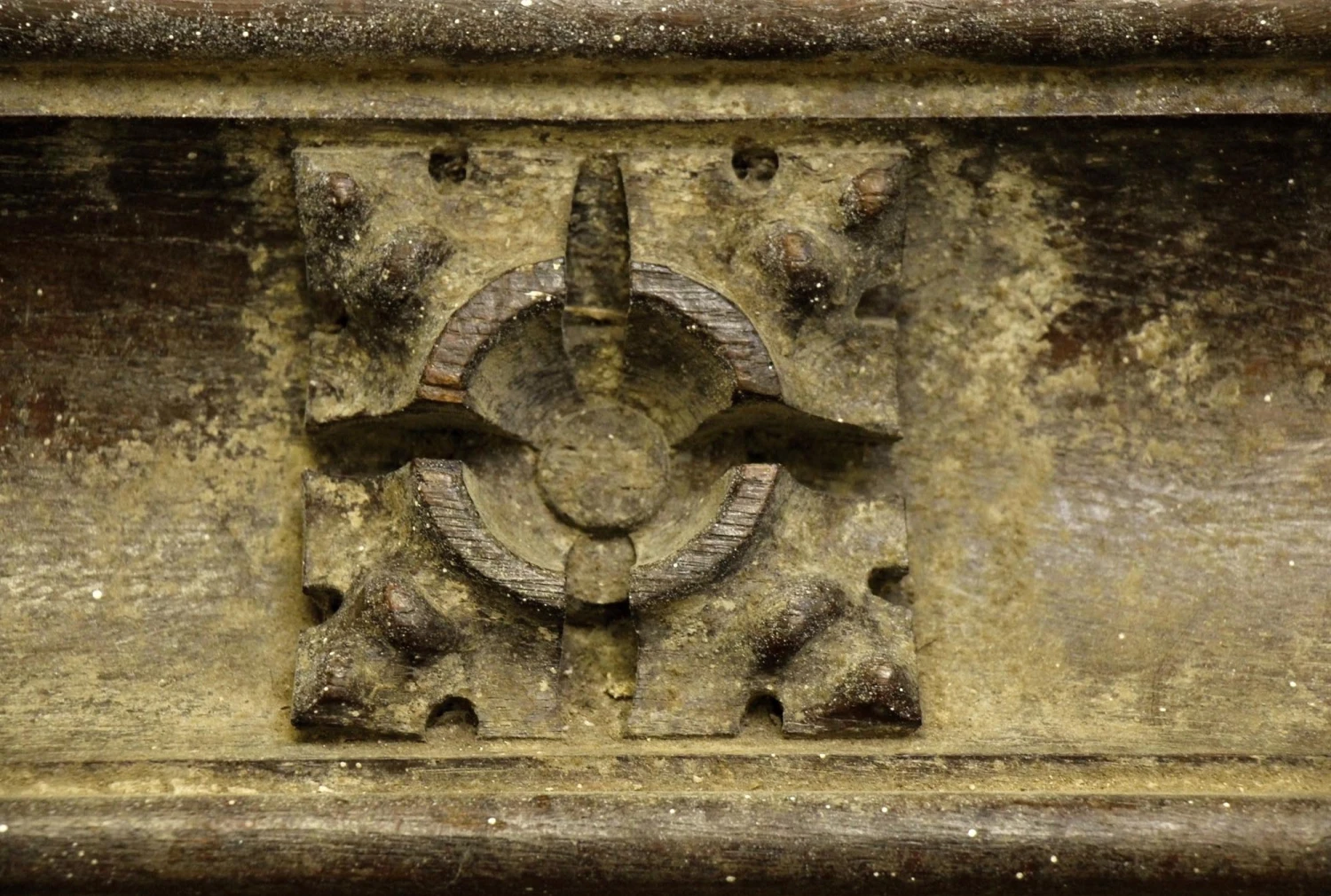 18th Century Wooden Chimney Mantel With Carved Details From France 6 18th Century Wooden Chimney Mantel With Carved Details From France - Image 4