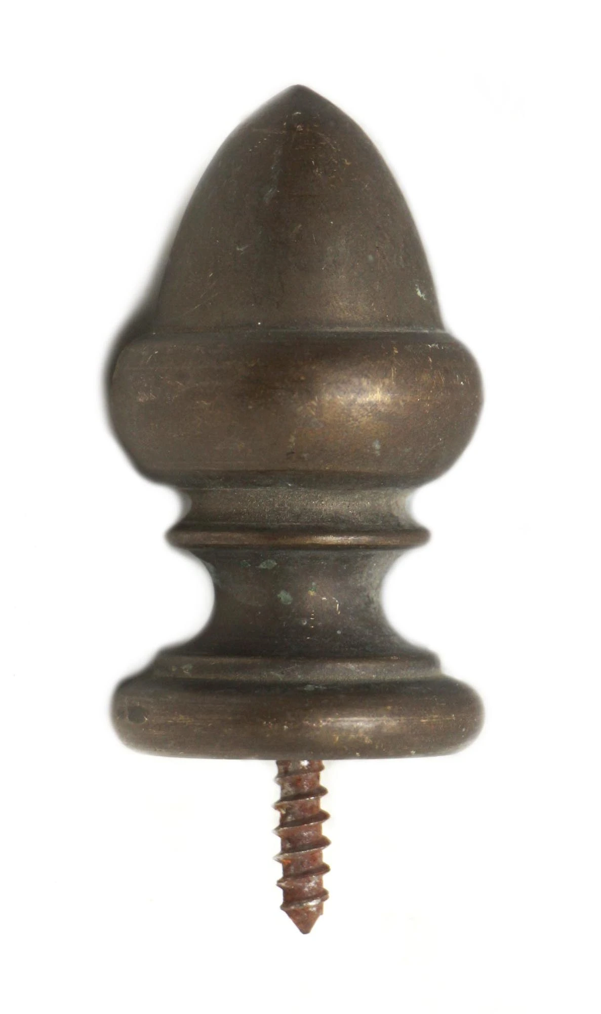 Pair Of Bronze Railing Brackets & Finials Curtain Hardware 8 Pair Of Bronze Railing Brackets & Finials Curtain Hardware - Image 6