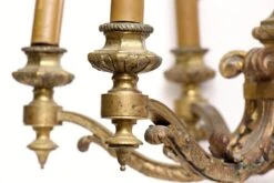 Antique 1930s French Bronze 6 Arm Chandelier 17 Antique 1930s French Bronze 6 Arm Chandelier -OGT Sale Store 14bel8753 05