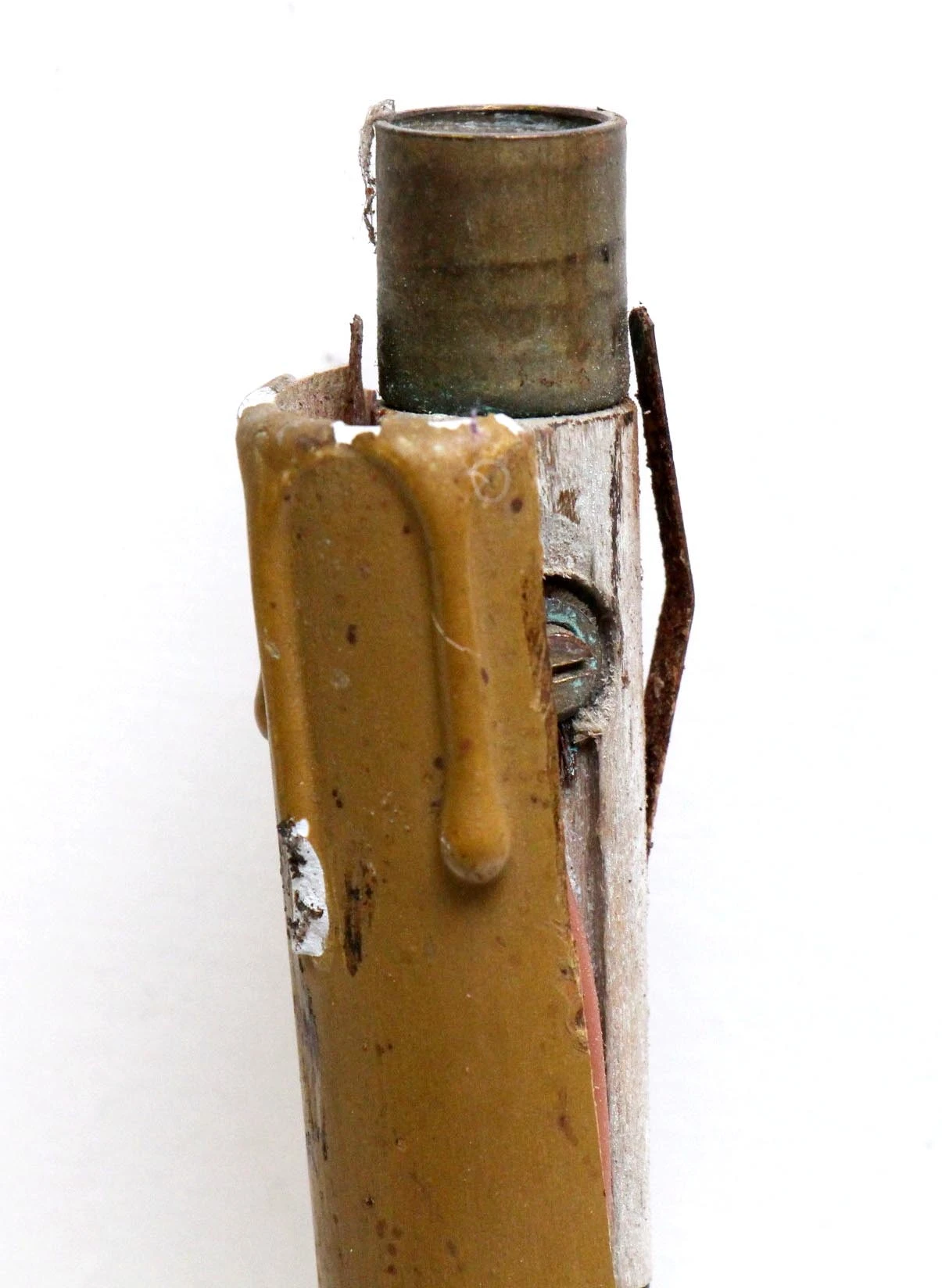 Antique 1930s French Bronze 6 Arm Chandelier 13 Antique 1930s French Bronze 6 Arm Chandelier - Image 11