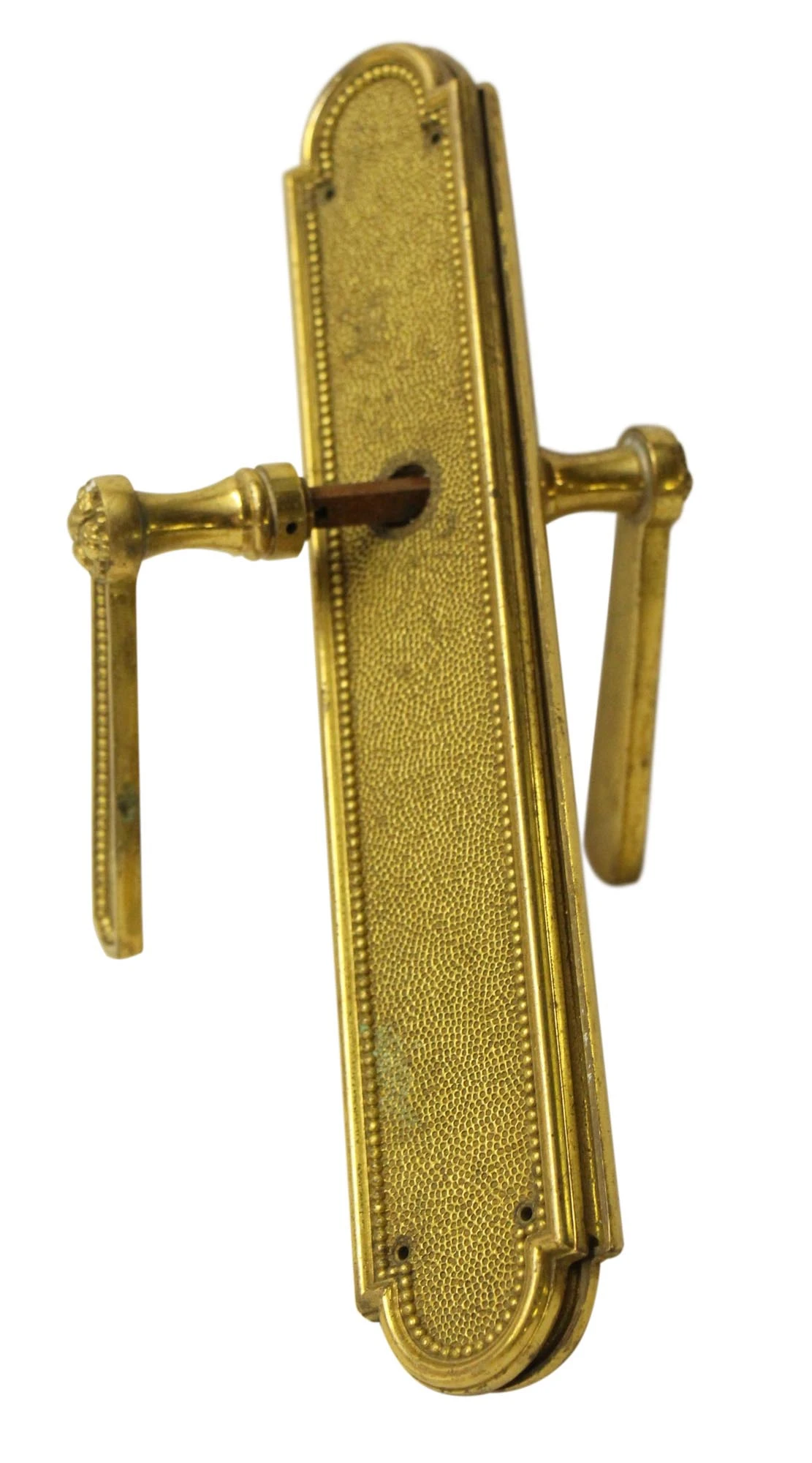 Antique Bronze Tall French Door Back Plates 6 Antique Bronze Tall French Door Back Plates - Image 4