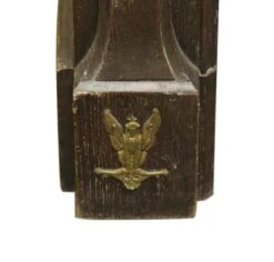 Antique Art Nouveau Carved Oak Mantel With Appliques 16 Antique Art Nouveau Carved Oak Mantel With Appliques -OGT Sale Store 14bel8888 06