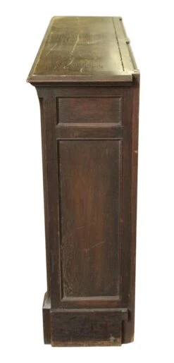 Antique Art Nouveau Carved Oak Mantel With Appliques 18 Antique Art Nouveau Carved Oak Mantel With Appliques -OGT Sale Store 14bel8888 08