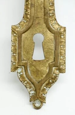 Antique Bronze French 8.375 In. Back Plate With Keyhole -OGT Sale Store 16bel7002 04