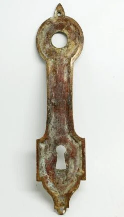 Antique Bronze French 8.375 In. Back Plate With Keyhole -OGT Sale Store 16bel7002 05