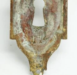 Antique Bronze French 8.375 In. Back Plate With Keyhole -OGT Sale Store 16bel7002 06
