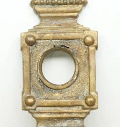 Antique French Bronze 9.5 In. Back Plate With Keyhole -OGT Sale Store 16bel7004 04