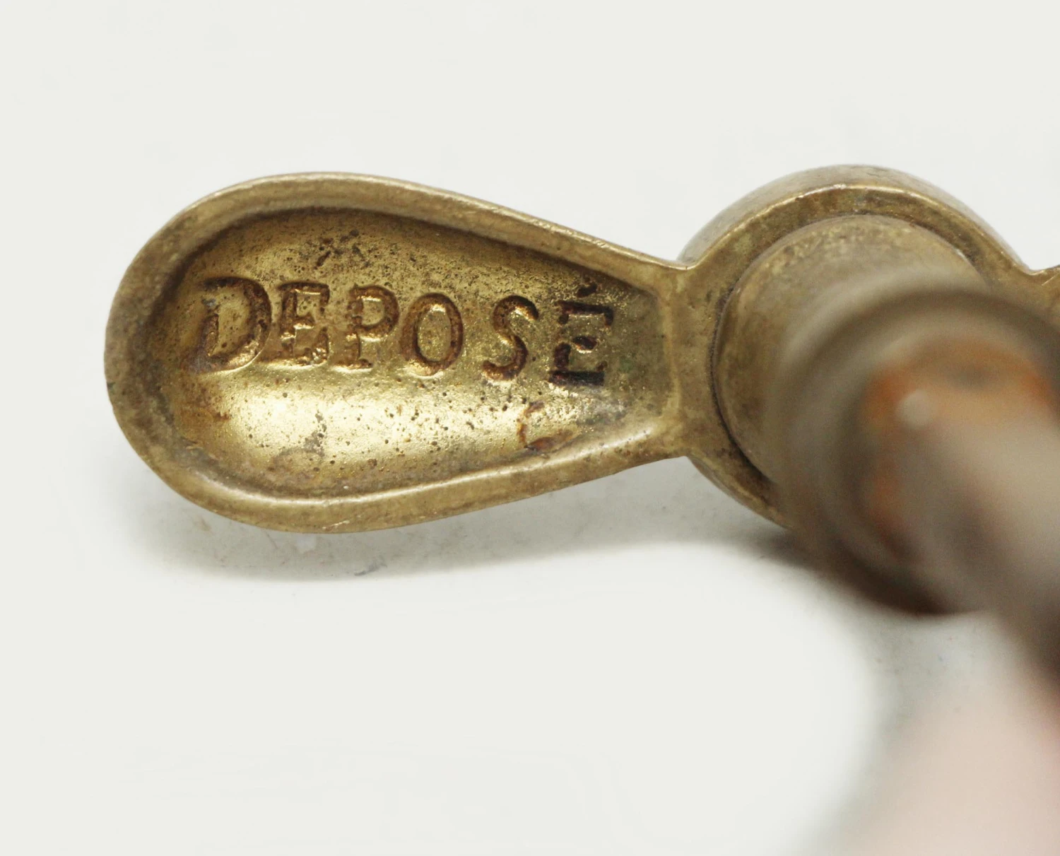 Single Bronze Lever French Knob 8 Single Bronze Lever French Knob - Image 6