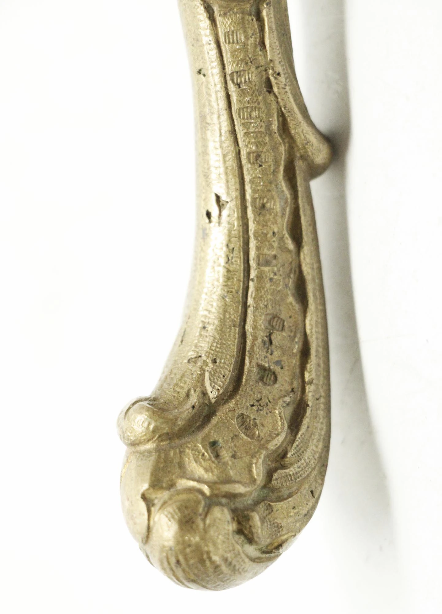 Ornate Single French Bronze Lever Knob 6 Ornate Single French Bronze Lever Knob - Image 4