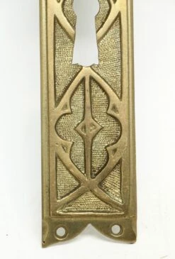 Antique Gothic 10.625 In. Door Plate Set -OGT Sale Store 16bel7404 05