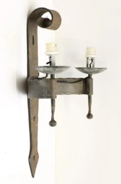 Set Of Three Arts & Crafts Iron Wall Sconces 19 Set Of Three Arts & Crafts Iron Wall Sconces -OGT Sale Store 16bel7664 07