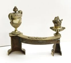 Antique Cast Bronze French Fireplace Chenets -OGT Sale Store 16bel9802 10