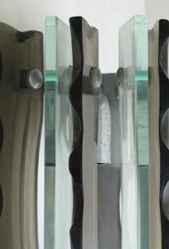 Pair Of Mid Century Glass Wall Sconces 13 Pair Of Mid Century Glass Wall Sconces -OGT Sale Store 17bel10031 05