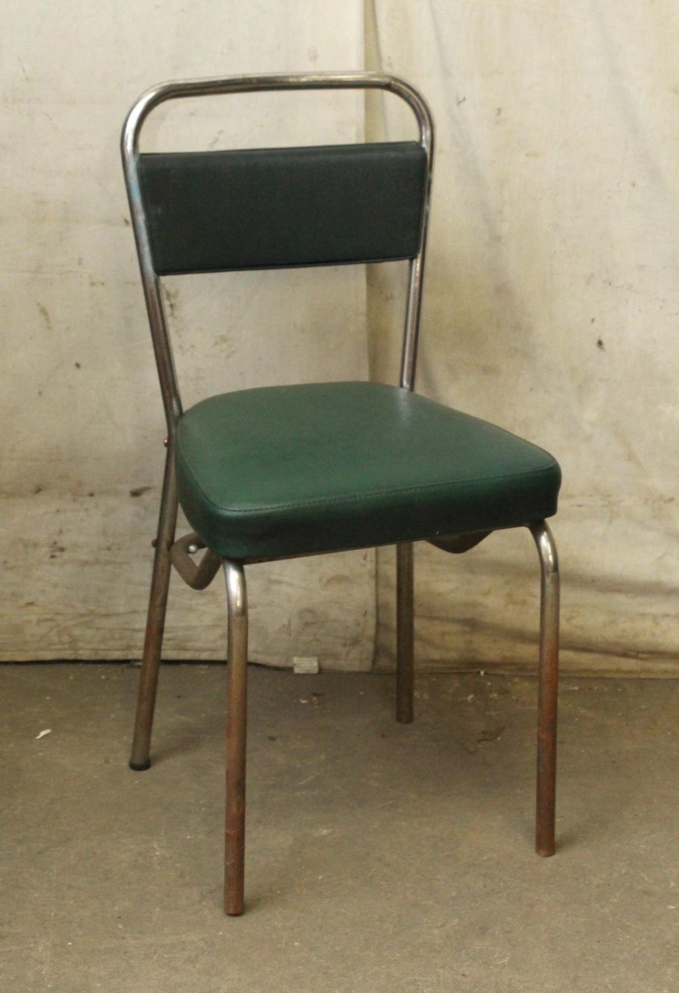 European Strafor Green Chair & Stool Set 9 European Strafor Green Chair & Stool Set - Image 7