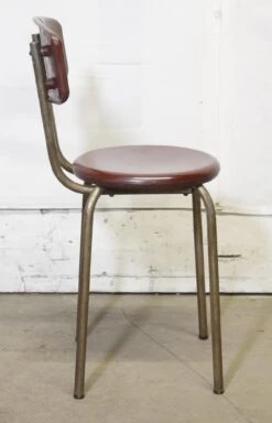 Vintage Mid Century Brown Bakelite Steel Kitchen Chair 12 Vintage Mid Century Brown Bakelite Steel Kitchen Chair -OGT Sale Store 21bel09224 05