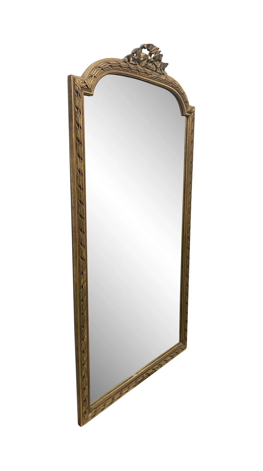 Louis XVI Style Gilded Wood Mirror 10 Louis XVI Style Gilded Wood Mirror - Image 8