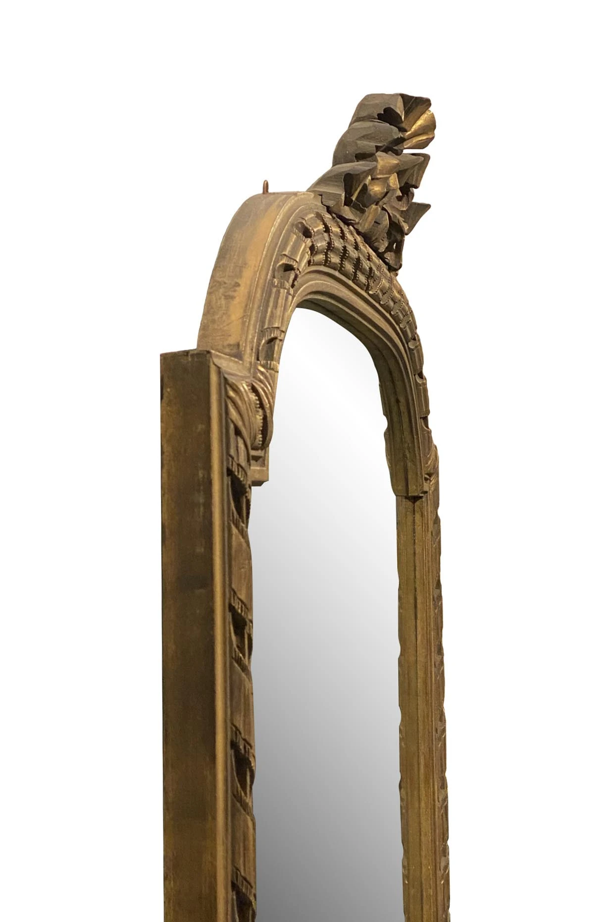 Louis XVI Style Gilded Wood Mirror 11 Louis XVI Style Gilded Wood Mirror - Image 9
