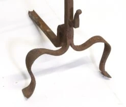 Pair Of Primitive Wrought Iron ‘Montignies’ Andirons 13 Pair Of Primitive Wrought Iron ‘Montignies’ Andirons -OGT Sale Store 21bel10634 05
