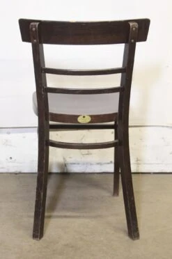 Vintage Traditional Dark Tone Wooden Bistro Chair 21 Vintage Traditional Dark Tone Wooden Bistro Chair -OGT Sale Store 21bel10636 07