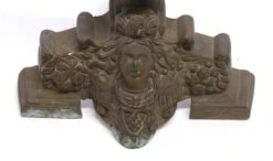 Pair Of Ornate French Bronze Figural Chenets Andirons -OGT Sale Store 21bel10643 05