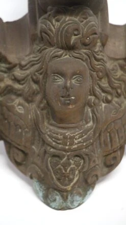 Pair Of Ornate French Bronze Figural Chenets Andirons -OGT Sale Store 21bel10643 06