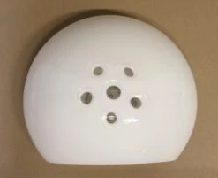 Pair Of White Murano Glass Round Wall Sconces -OGT Sale Store 21bel10671 06