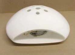 Pair Of White Murano Glass Round Wall Sconces -OGT Sale Store 21bel10671 07