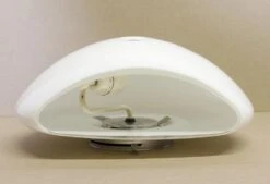 Pair Of White Murano Glass Round Wall Sconces -OGT Sale Store 21bel10671 08