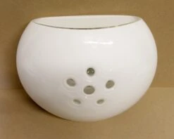 Pair Of White Murano Glass Round Wall Sconces -OGT Sale Store 21bel10671 10