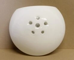 Pair Of White Murano Glass Round Wall Sconces -OGT Sale Store 21bel10671 11