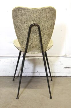 1960s Mid Century Yellow Vinyl Steel Chair 15 1960s Mid Century Yellow Vinyl Steel Chair -OGT Sale Store 21bel10688a 07