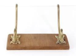 European Vintage Double Brass Hook Wall Rack 11 European Vintage Double Brass Hook Wall Rack -OGT Sale Store 22bel10725 04