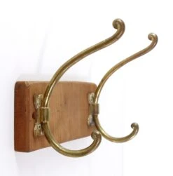 European Vintage Double Brass Hook Wall Rack 12 European Vintage Double Brass Hook Wall Rack -OGT Sale Store 22bel10725 05