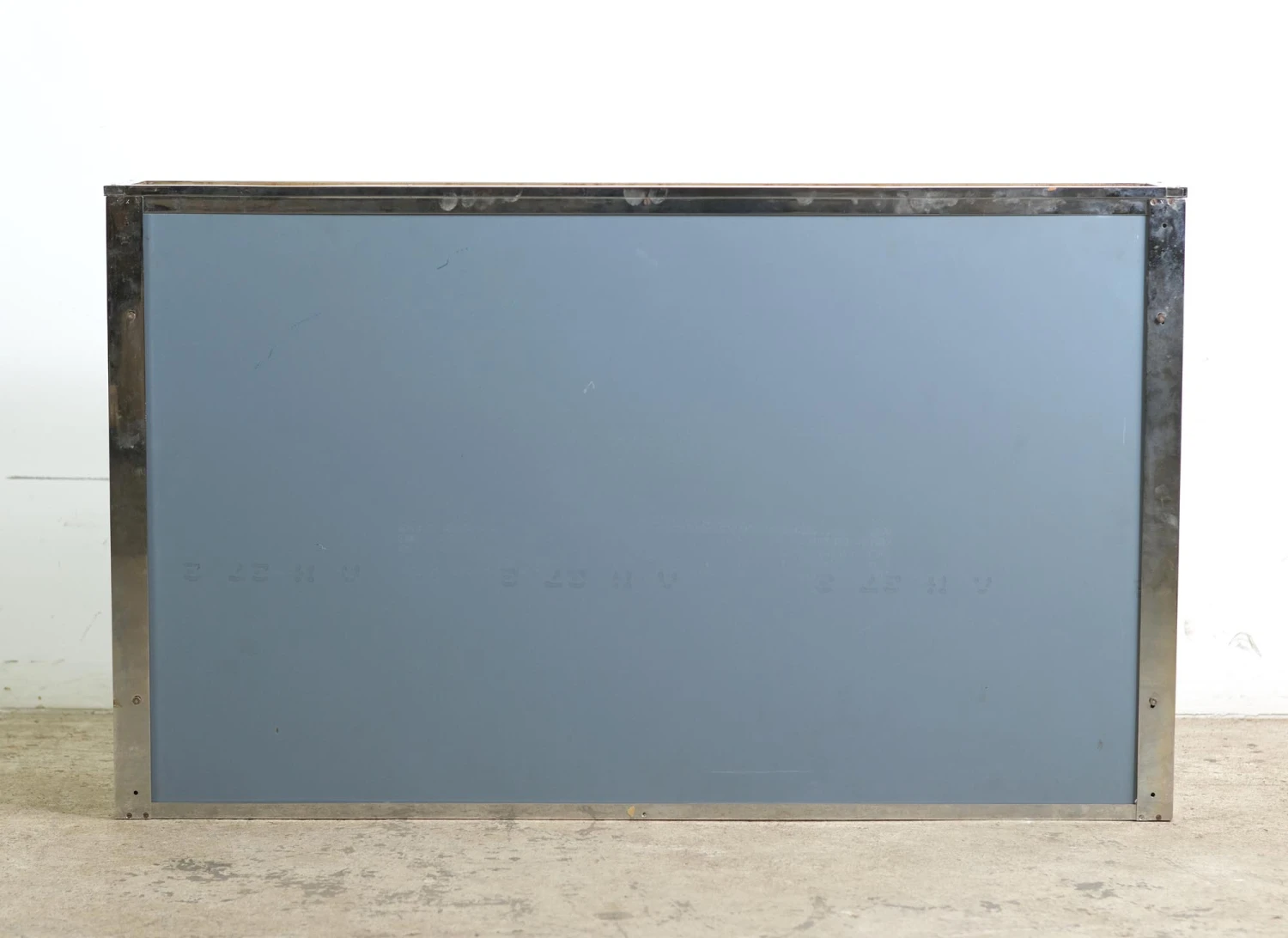 European Chrome Plated Brass & Glass Display Case 13 European Chrome Plated Brass & Glass Display Case - Image 11