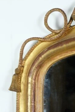 European French Antique 5 Ft. Gold Gilded Wall Mirror -OGT Sale Store 22bel10830 04