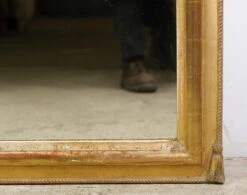 European French Antique 5 Ft. Gold Gilded Wall Mirror -OGT Sale Store 22bel10830 05