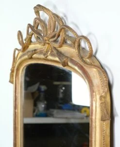 European French Antique 5 Ft. Gold Gilded Wall Mirror -OGT Sale Store 22bel10830 06