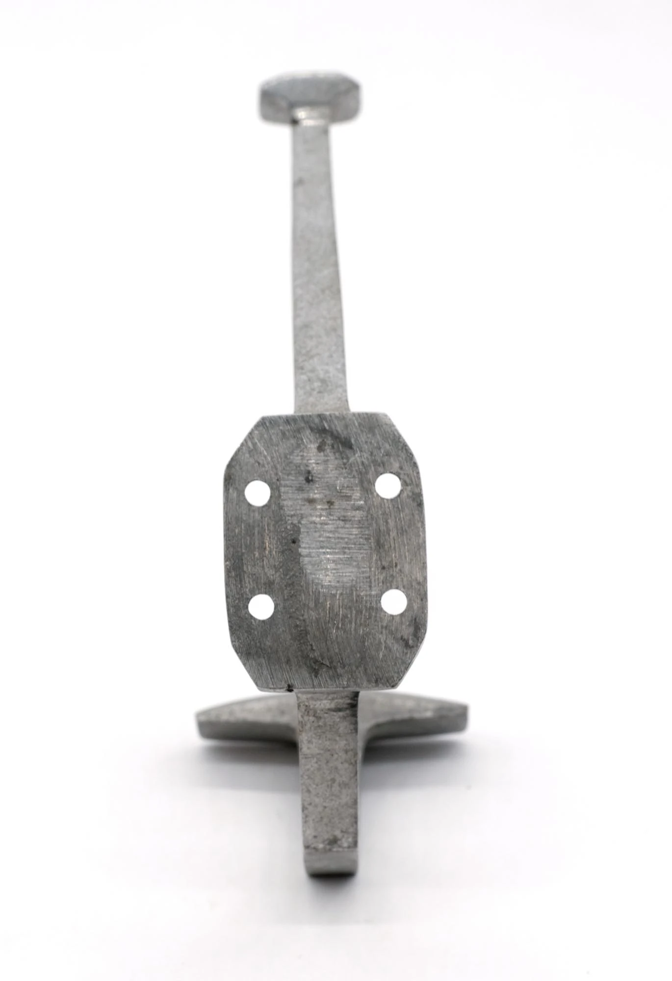 European Art Deco Double Arm Aluminum Wall Hook 6 European Art Deco Double Arm Aluminum Wall Hook - Image 4