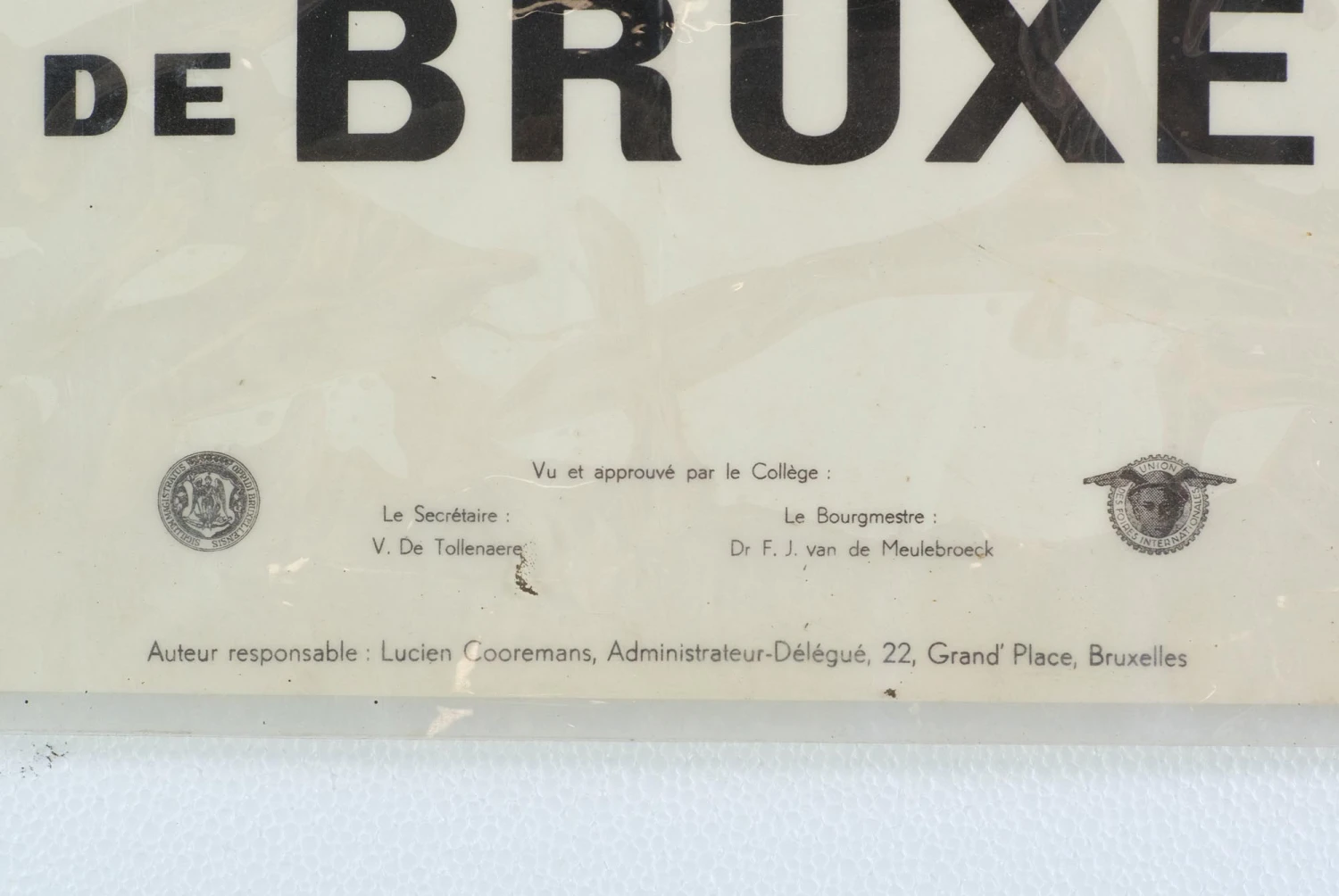 French 29th Brussels International Fair Poster 6 French 29th Brussels International Fair Poster - Image 4