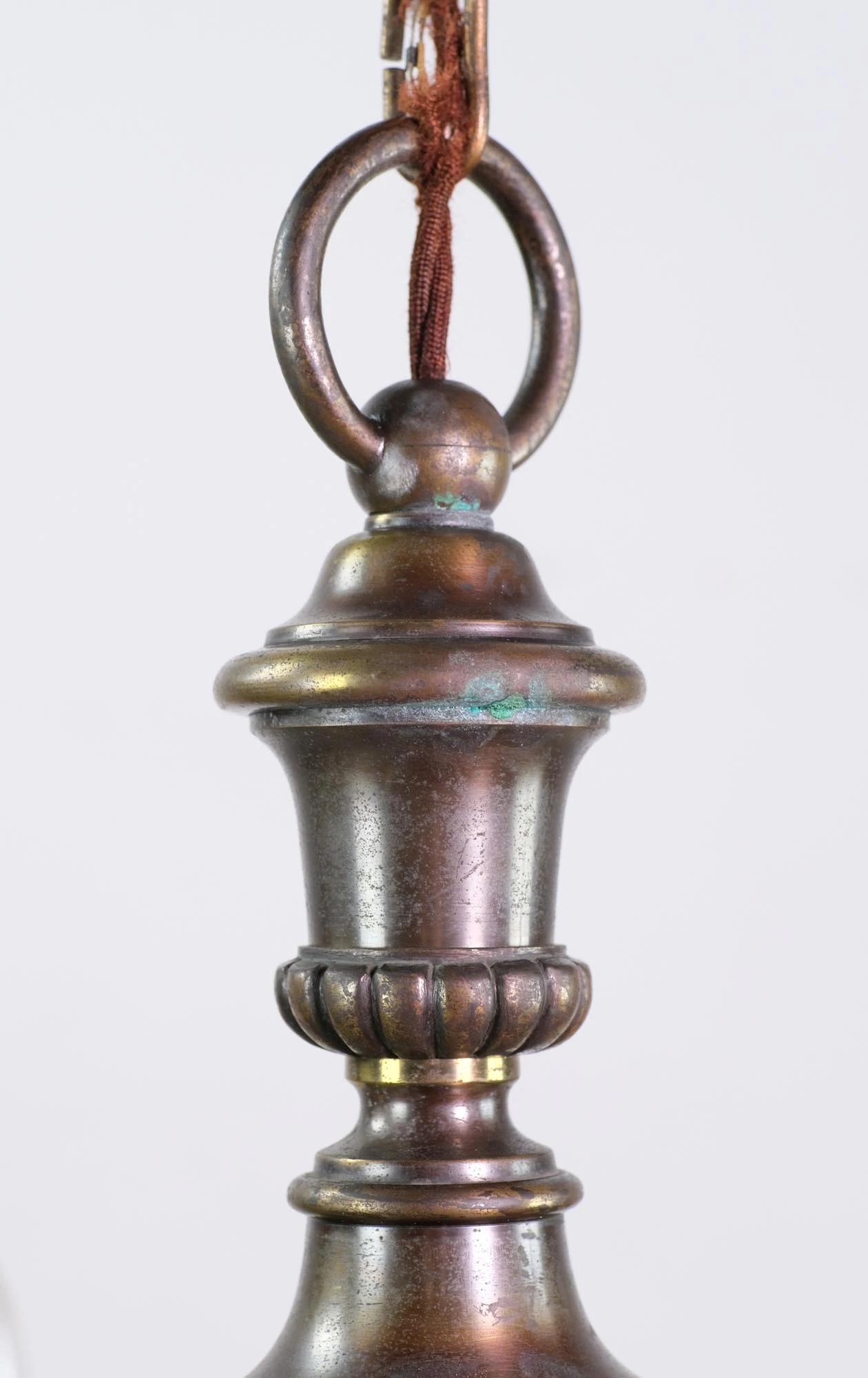 French Empire Bronze Chandelier With 3 Male Atlas Figures 9 French Empire Bronze Chandelier With 3 Male Atlas Figures - Image 7