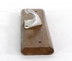 European 1 Art Deco Aluminum Hook Wood Mount Wall Rack 13 European 1 Art Deco Aluminum Hook Wood Mount Wall Rack -OGT Sale Store 23bel10926 05