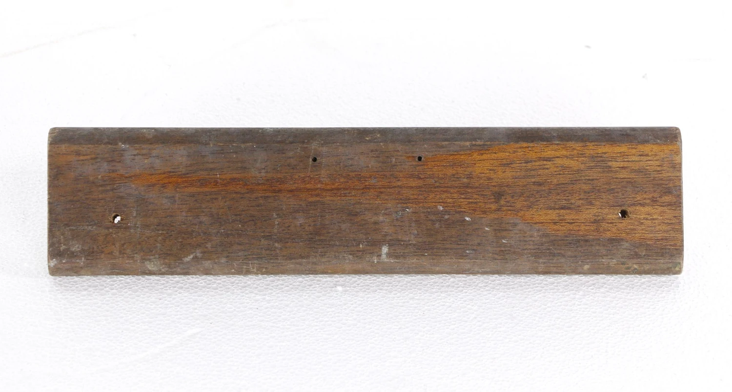 European 1 Art Deco Aluminum Hook Wood Mount Wall Rack 9 European 1 Art Deco Aluminum Hook Wood Mount Wall Rack - Image 7