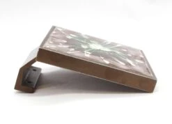 European 1970s Brown Enamel & Aluminum Door Pull -OGT Sale Store 23bel10977 06