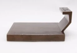 European 1970s Brown Enamel & Aluminum Door Pull -OGT Sale Store 23bel10977 10