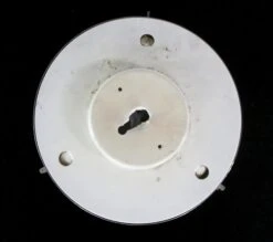 European Mid Century Aluminum & Glass Italian Flush Ceiling Light 13 European Mid Century Aluminum & Glass Italian Flush Ceiling Light -OGT Sale Store 23bel10999 06