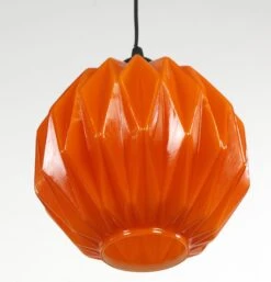 European Mid Century Modern Orange Geometric Glass Pendant Light 13 European Mid Century Modern Orange Geometric Glass Pendant Light -OGT Sale Store 23bel11001a 05